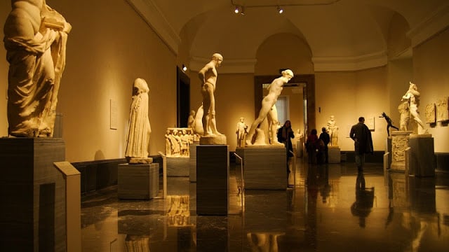 Interior do Museu del Prado em Madri