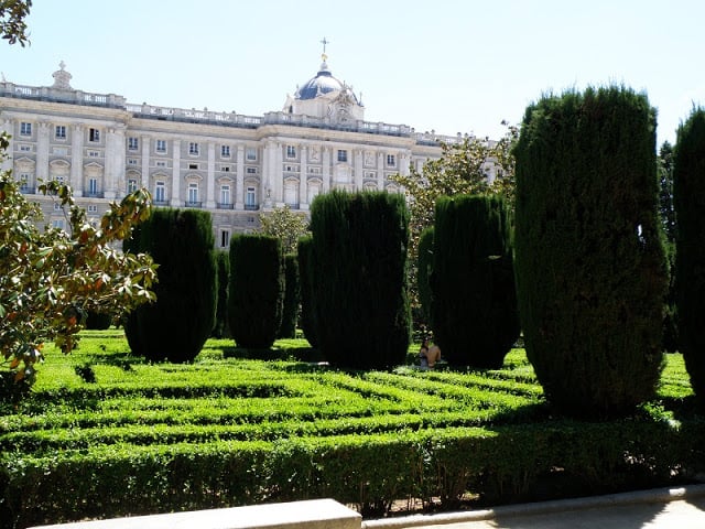 Jardines de Sabatini em Madri