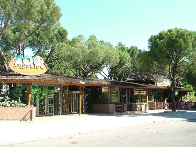 Entrada do Zoo Aquarium de Madri