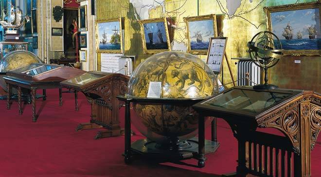 Sala no Museu Naval de Madri