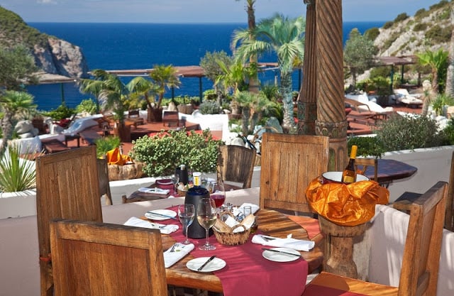 Ibiza - restaurante com vistas