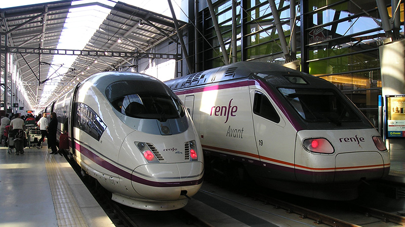 Trens RENFE na Espanha