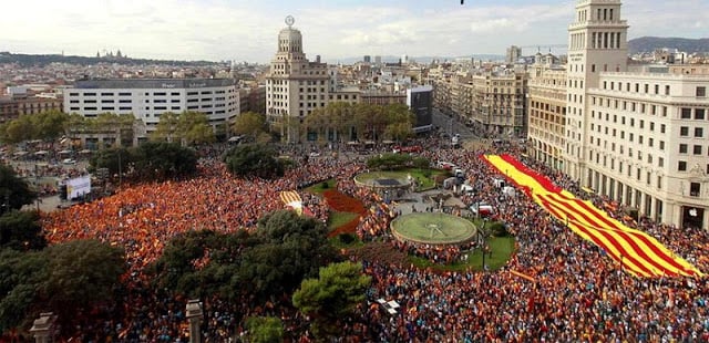 Dia da Nacional em Barcelona