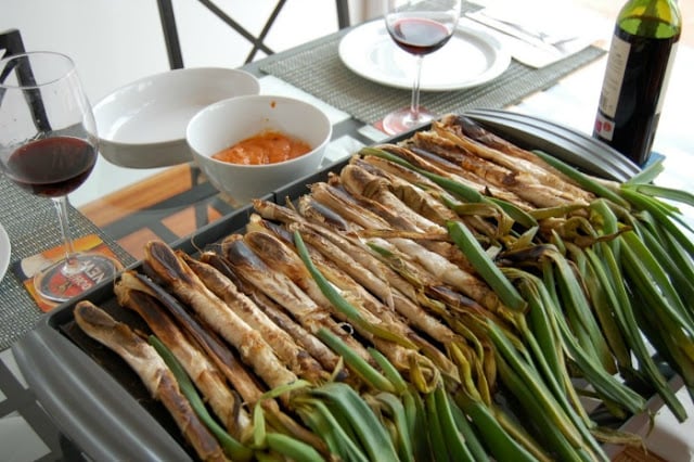 Comer calçots em Barcelona