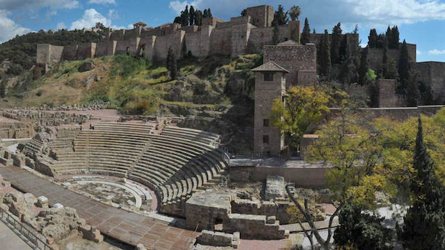 Castelo de Gibralfaro em Málaga