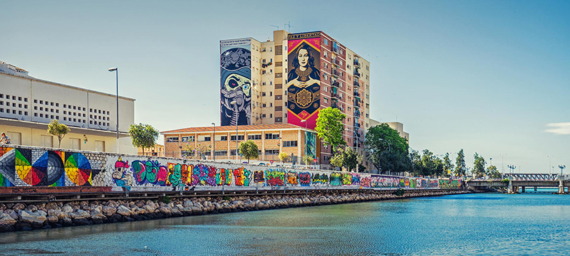 Bairro Soho em Málaga