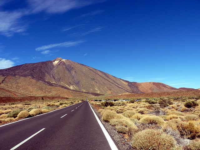 Como chegar ao Parque Nacional del Teide - estrada