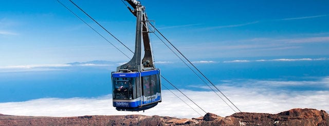 Subir ao Teleférico del Teide