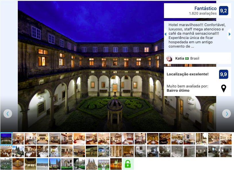 Parador Reyes Católicos em Santiago de Compostela