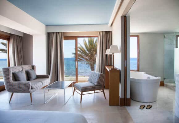 Hotel Gecko & Beach Club em Formentera - quarto