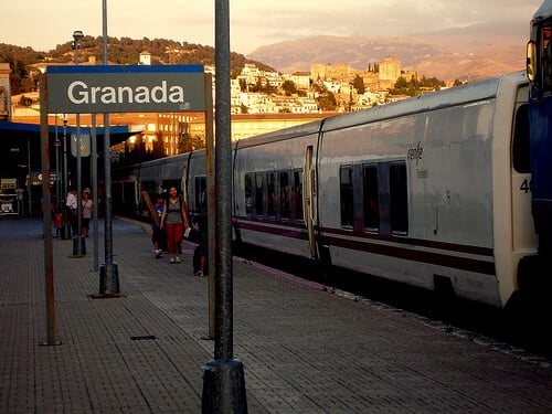 Estação de trem em Granada