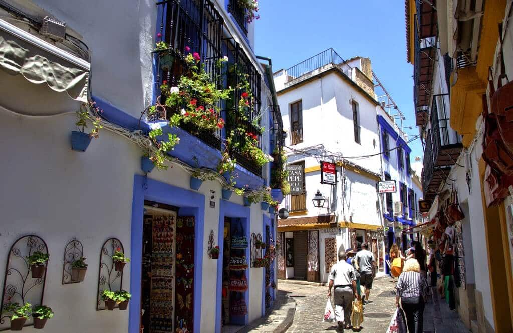 Ruas da Judería em Córdoba