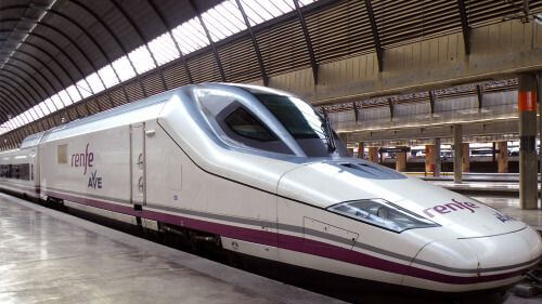 Trem Renfe em Madri