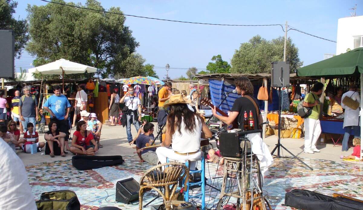 Mercado de La Mola em Formentera