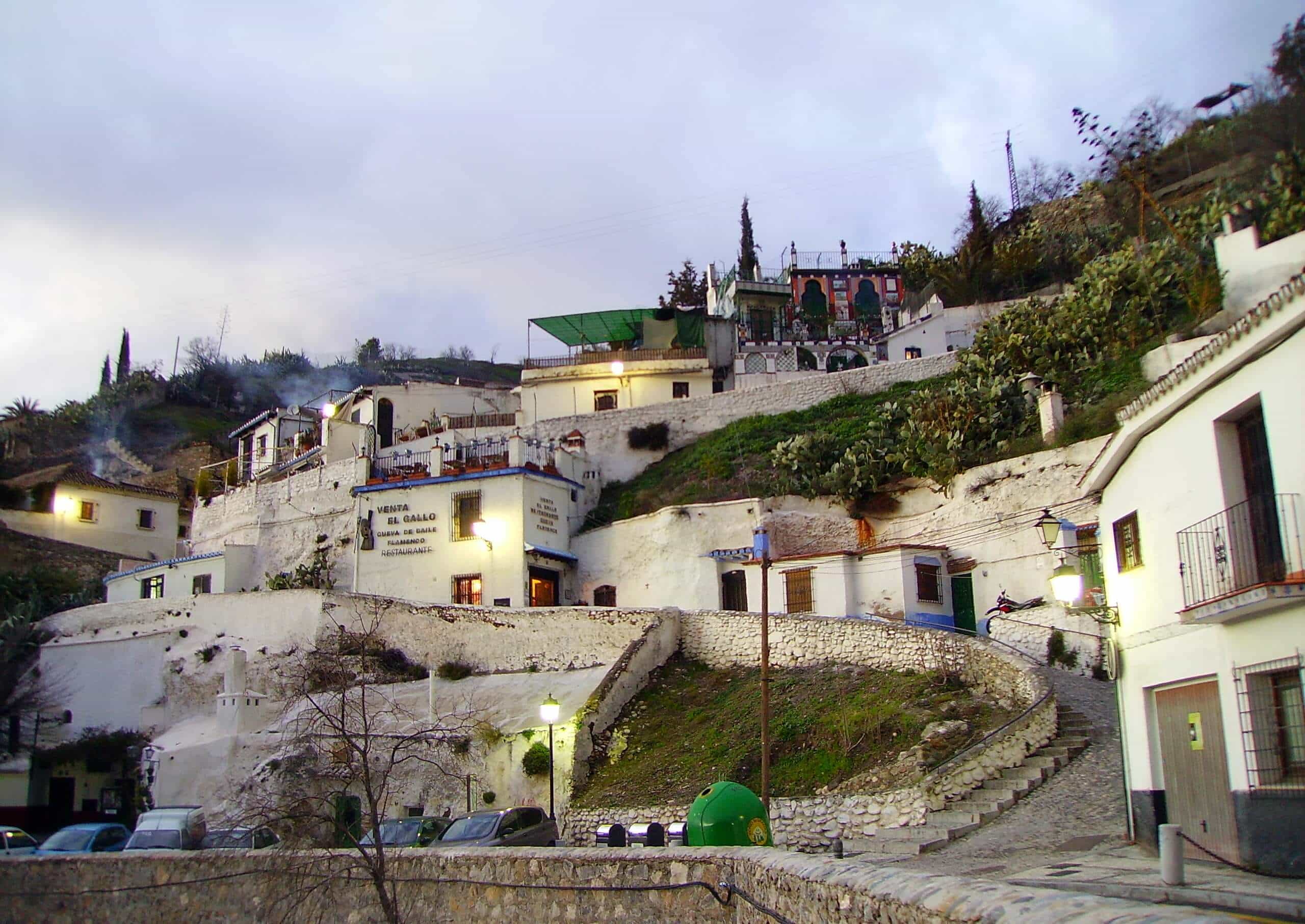 Bairro de Sacromonte em Granada