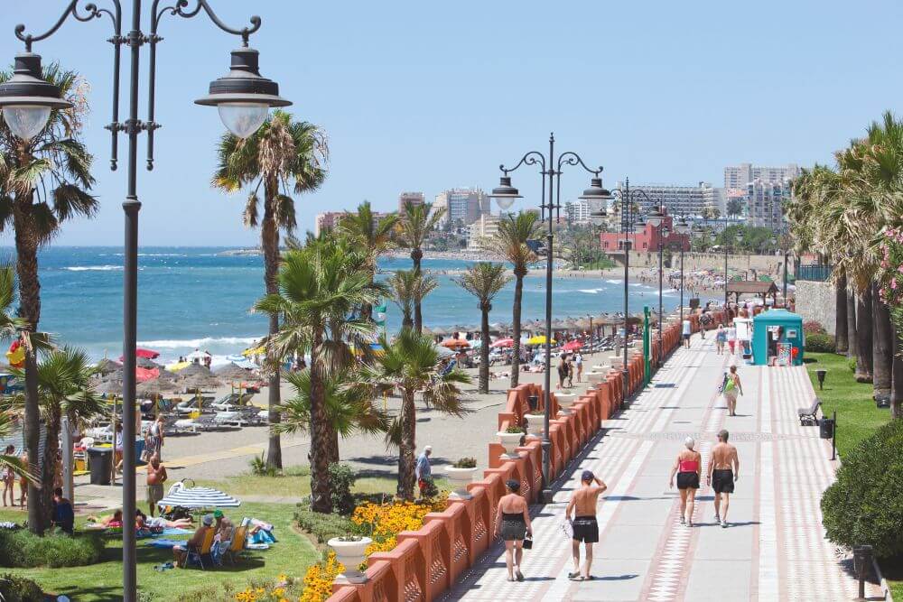 Passeio marítimo de Málaga