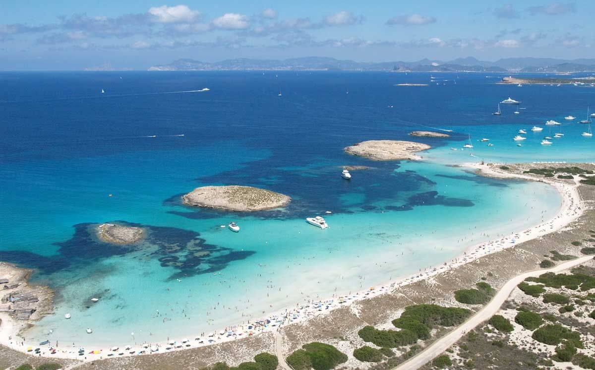 Playas d'Illetes em Formentera