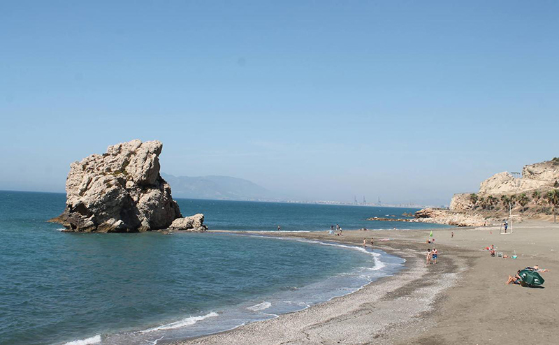 Playa Penon del Cuervo em Málaga