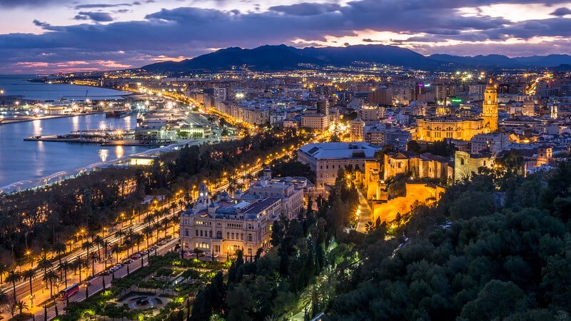 Noite em Málaga