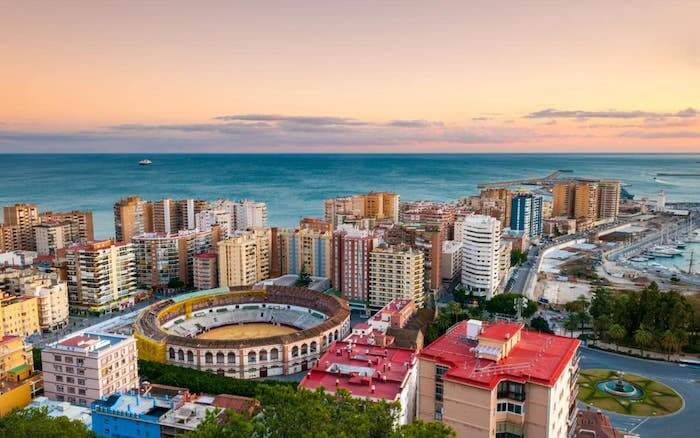 Vista de Málaga