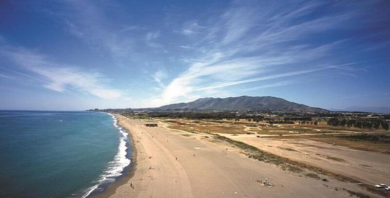 Praia em Málaga