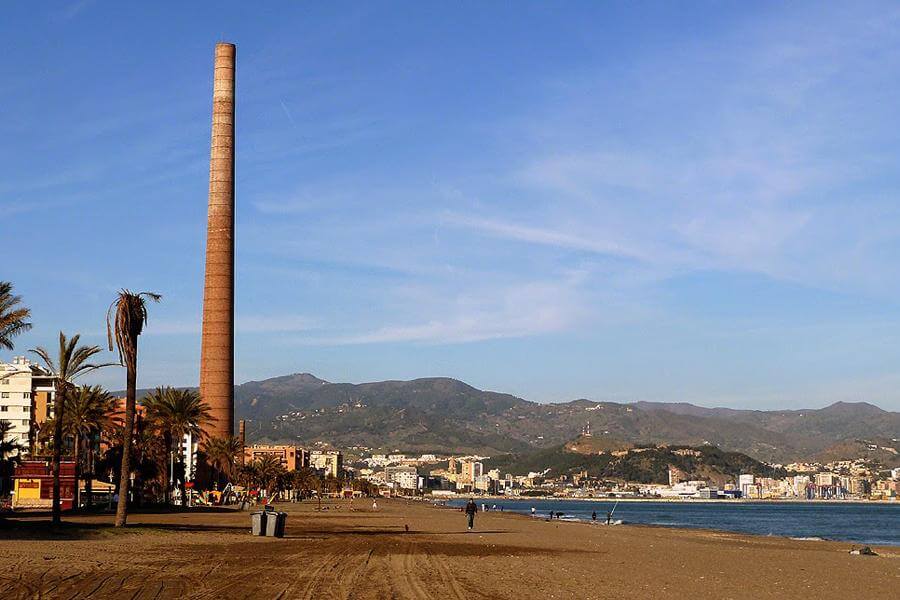 Playa La Misericordia em Málaga