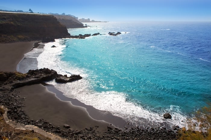 Playa El Bollullo em Tenerife