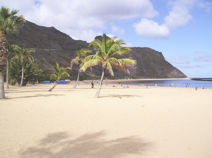 Praia Las Teresitas em Tenerife