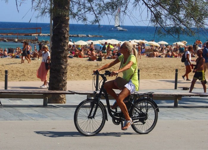 Passeio de bicicleta por Barcelona