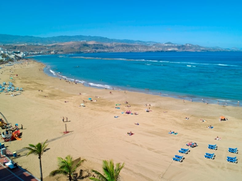 Las Canteras em Gran Canaria