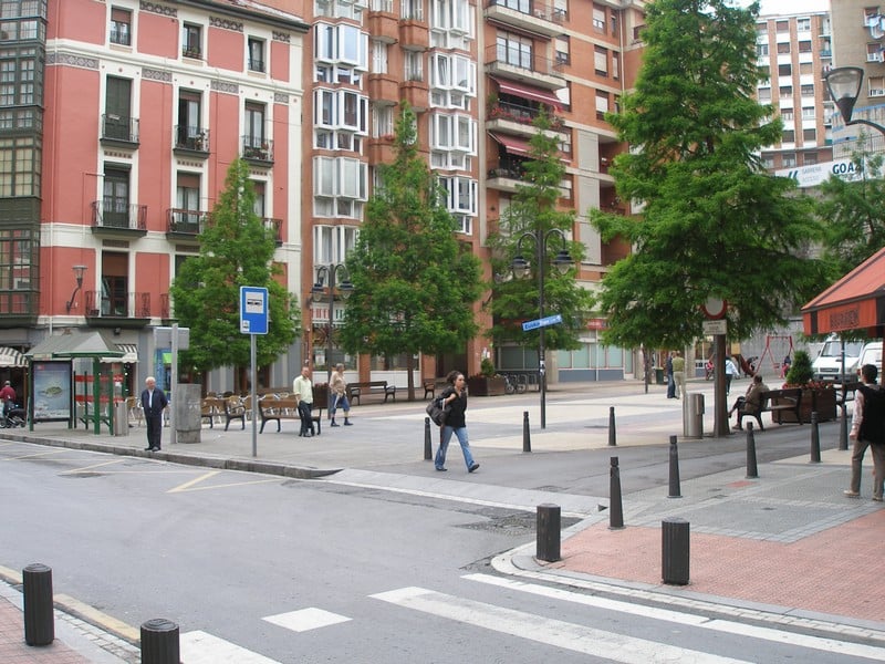 Plaza Moraza em Bilbao