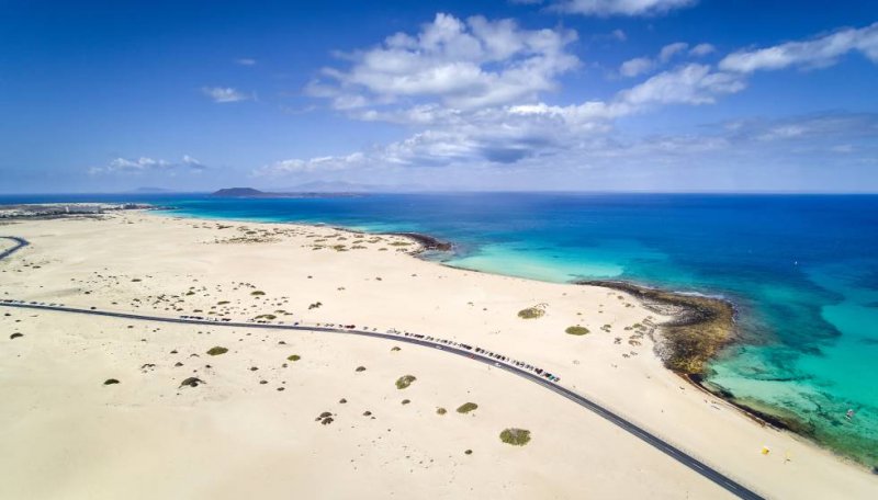 Corralejo em Fuertaventura