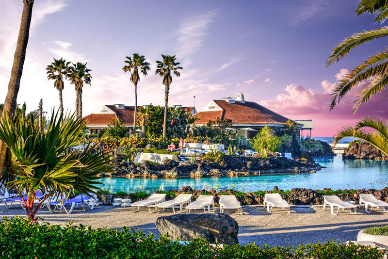 Lago Martianez em Tenerife