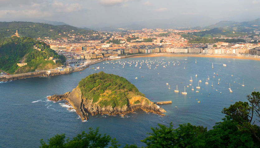 Vista de San Sebastián