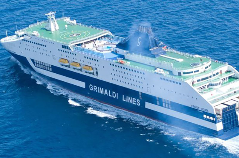 Ferry da Grimaldi Lines na Espanha