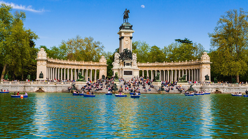 Parque del Retiro em Madri