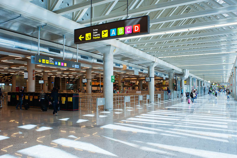 Interior Aeroporto de Maiorca